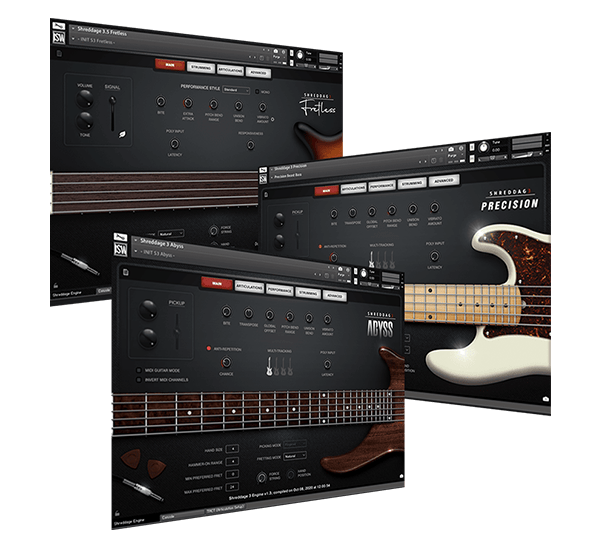 Shreddage Basses main media