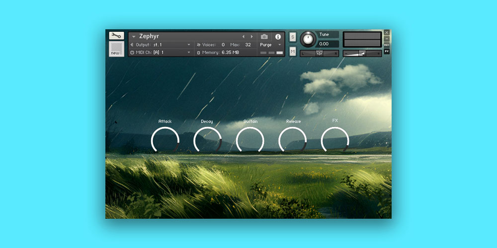 Zephyr - Panpipe Pads main media