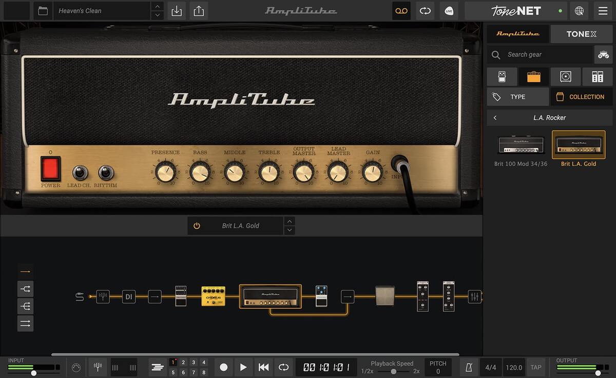 AmpliTube L.A. Rocker main media