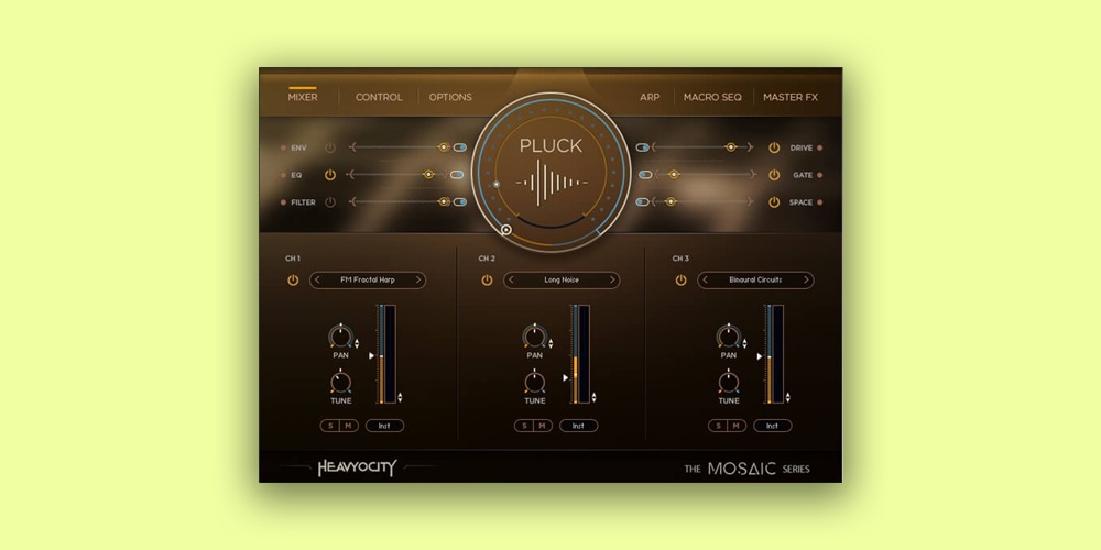 Mosaic Pluck main media