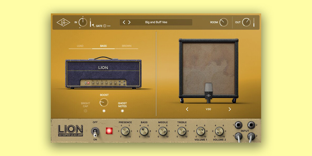 UAD Lion '68 Super Lead Amp main media