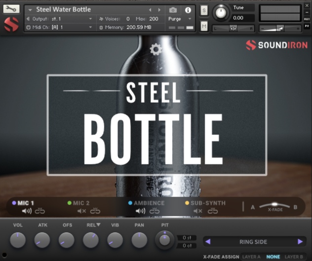 Steel Water Bottle thumbnail 2