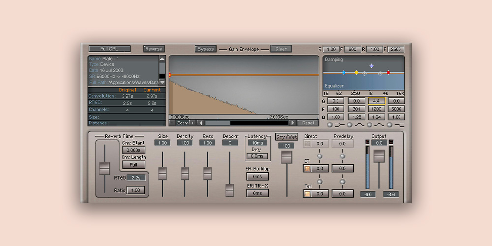IR1 Convolution Reverb main media