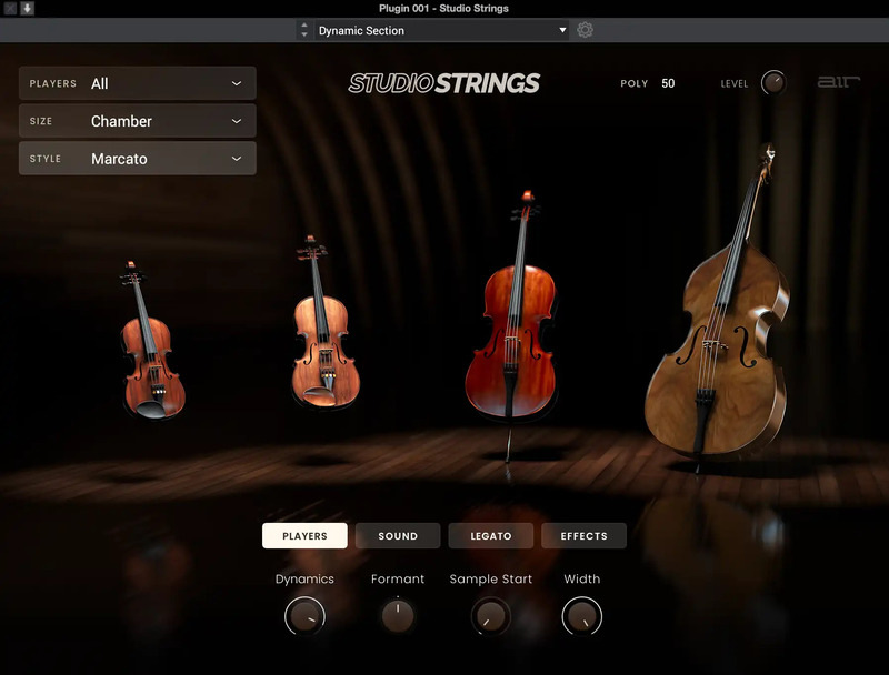 Studio Strings main media