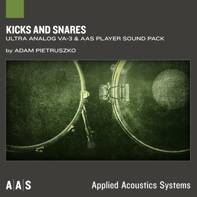 Kicks and Snares Ultra-Analog VA-3 Sound Bank main media