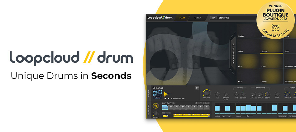 Loopcloud DRUM main media