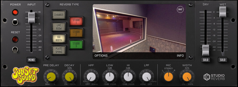 Sunset Sound Studio Reverb main media