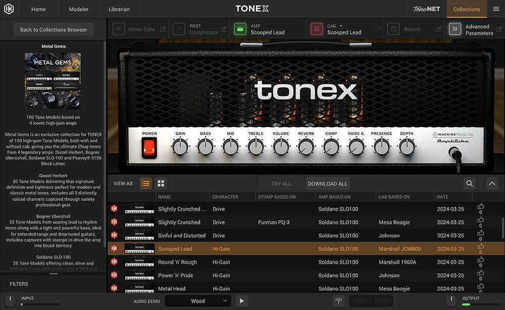 Tonex Metal Gems main media