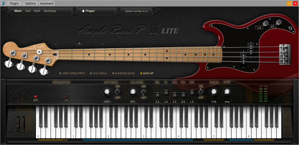 Ample Bass P Lite II main media