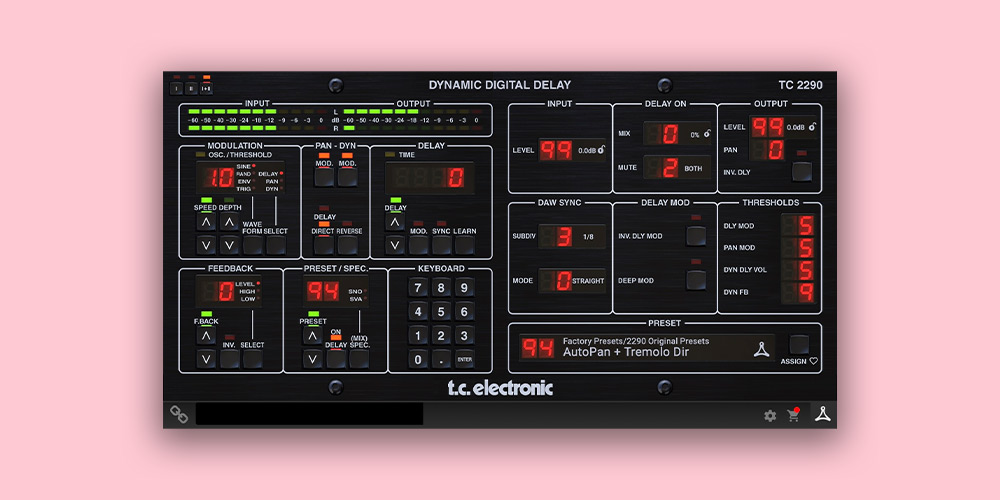 TC 2290 - Legendary Dynamic Delay main media