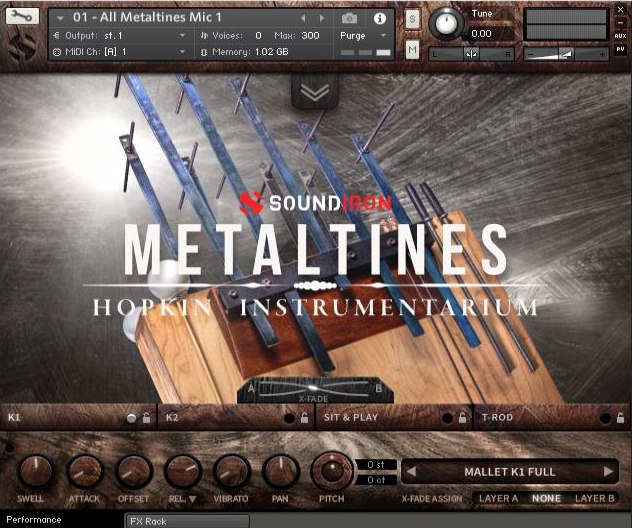 Hopkin Instrumentarium: Metaltines main media