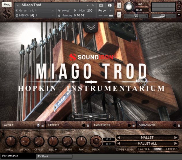 Hopkin Instrumentarium: Miago Trod main media